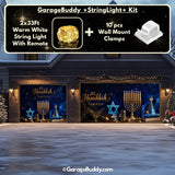 Happy Hanukkah (B) Festive Garage Door Cover