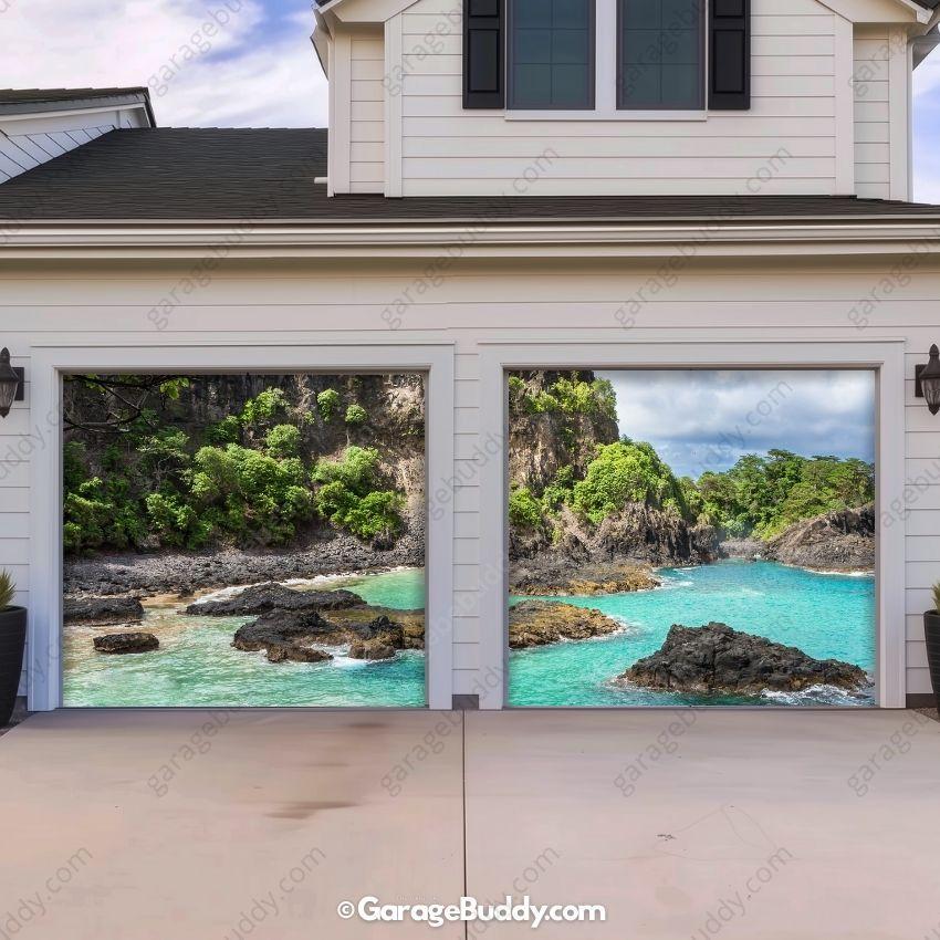 Islands | Nature Garage Door Cover