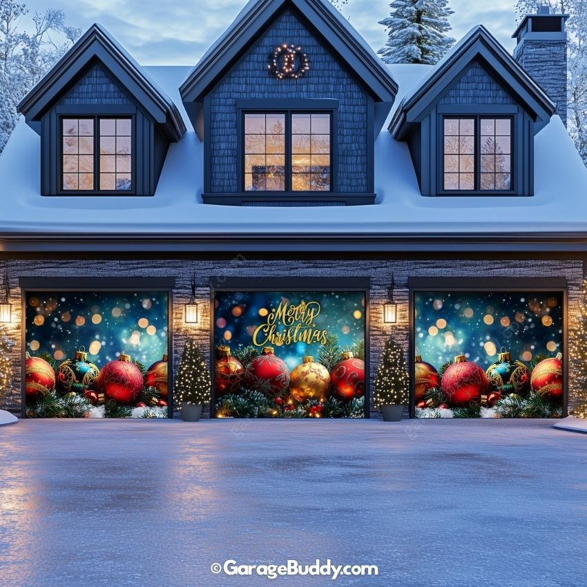 Merry Christmas | Christmas Garage Door Cover