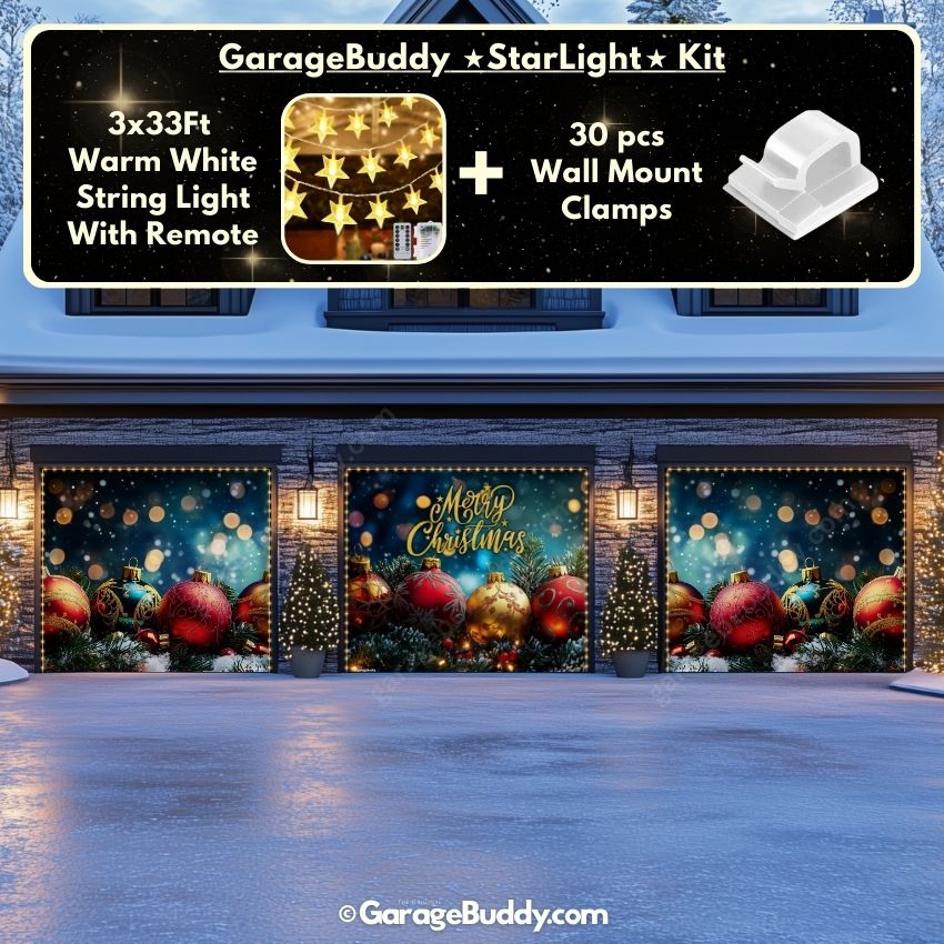 Merry Christmas | Christmas Garage Door Cover