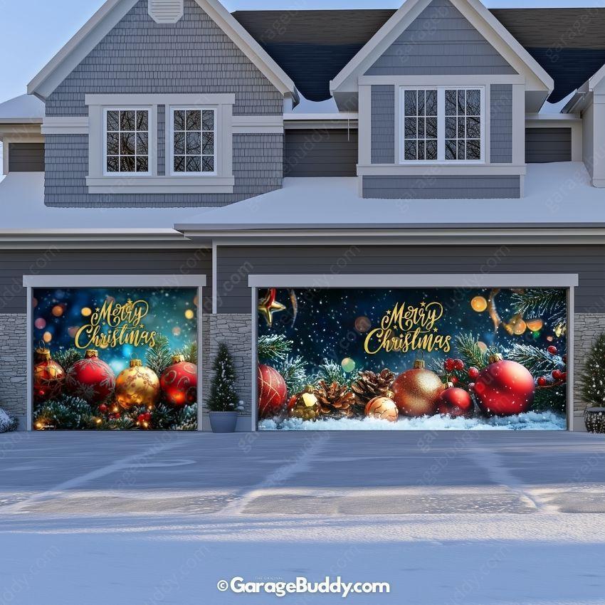 Merry Christmas | Christmas Garage Door Cover