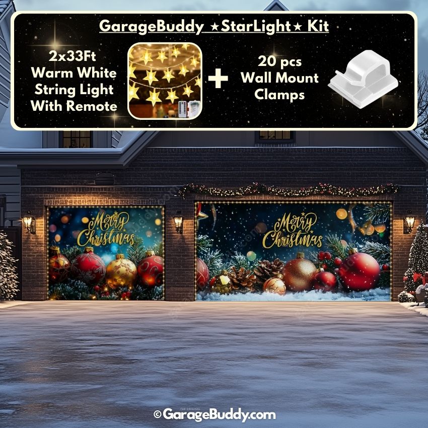 Merry Christmas | Christmas Garage Door Cover