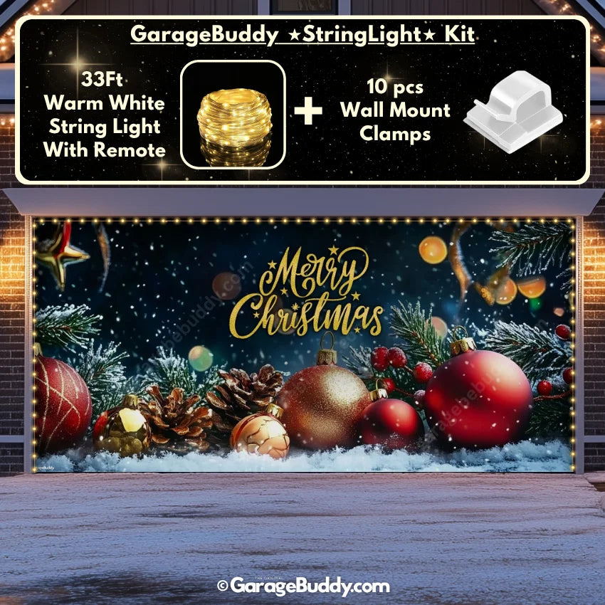 Merry Christmas | Christmas Garage Door Cover