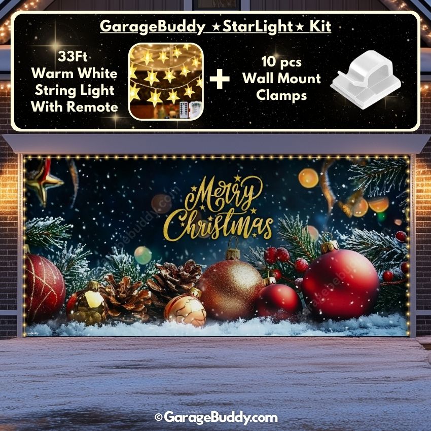 Merry Christmas | Christmas Garage Door Cover