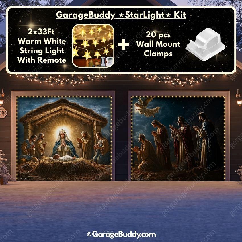 Nativity Scene | Christmas Garage Door Cover