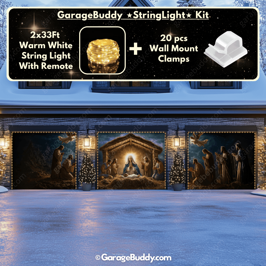 Nativity Scene | Christmas Garage Door Cover