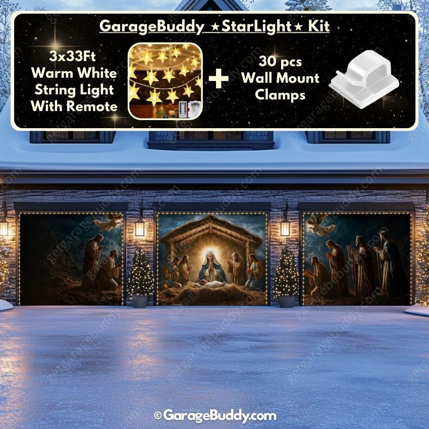 Nativity Scene | Christmas Garage Door Cover