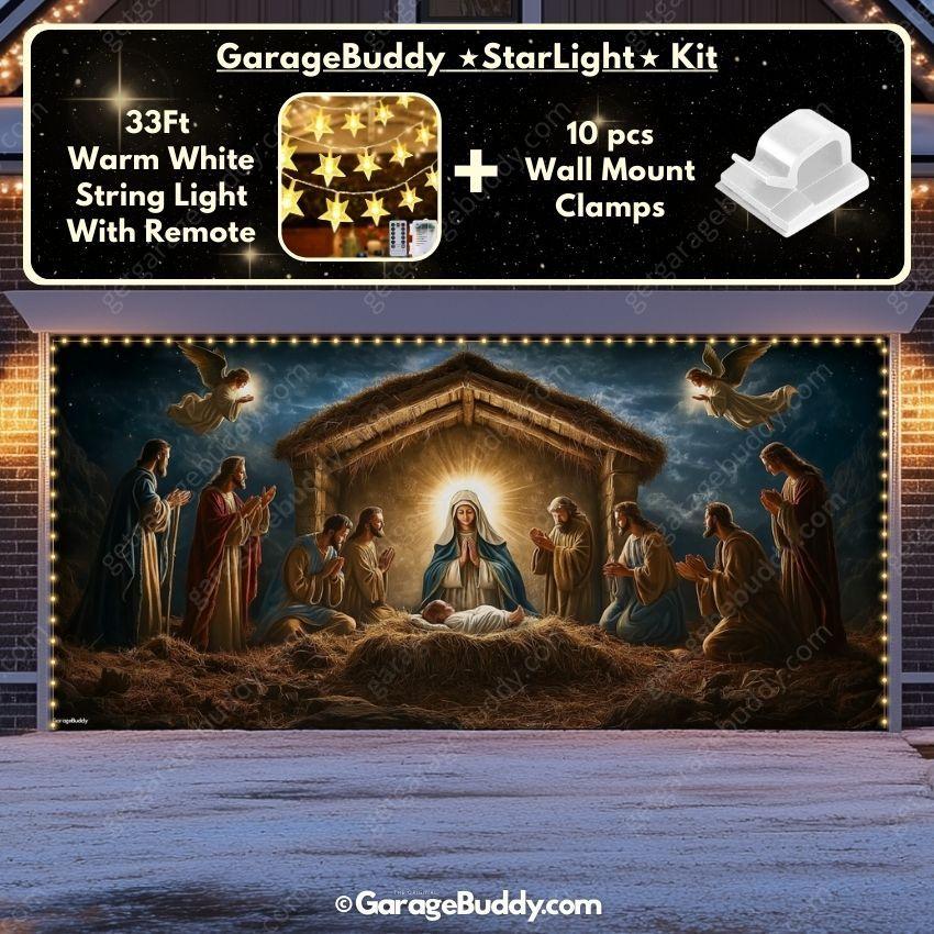 Nativity Scene | Christmas Garage Door Cover