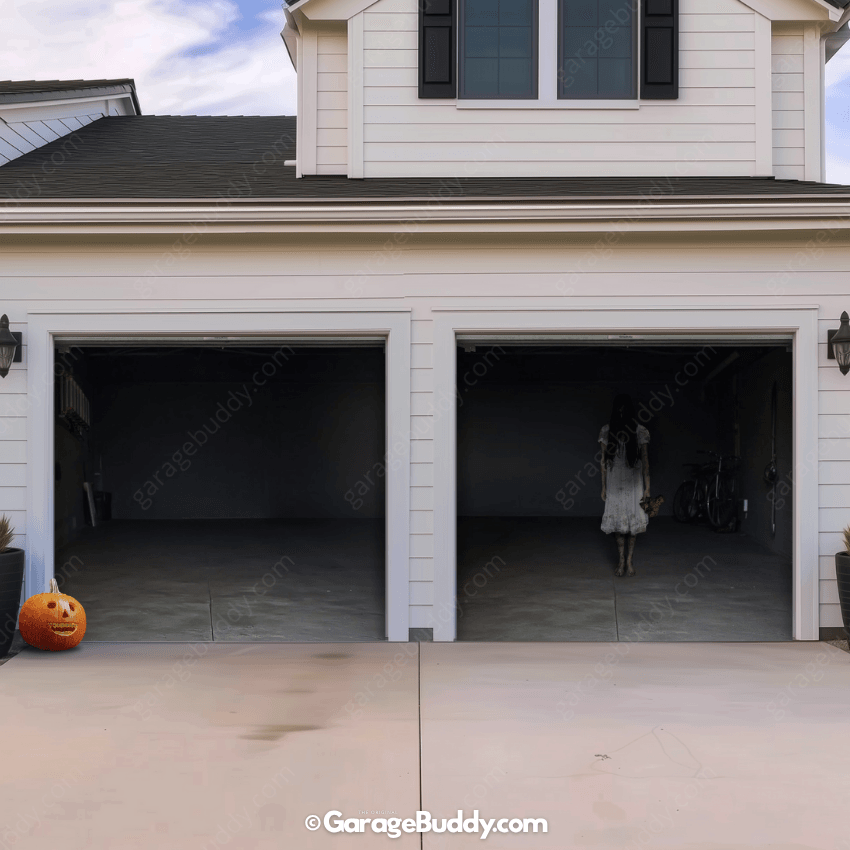Possessed Girl | Halloween Garage Door Cover