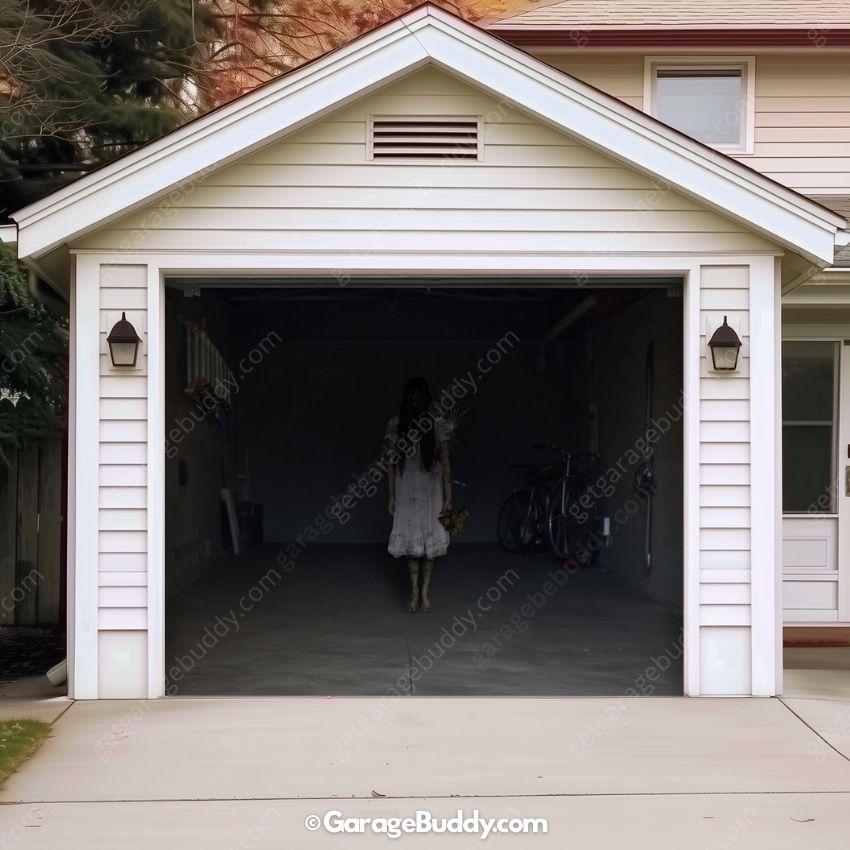 Possessed Girl | Halloween Garage Door Cover
