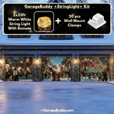 Santa And Elves | Christmas Garage Door Cover