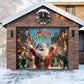 Santa And Elves | Christmas Garage Door Cover