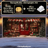 Santa's Toy Shop | Christmas Garage Door Cover
