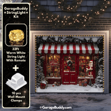 Santa's Toy Shop | Christmas Garage Door Cover