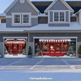 Santa's Toy Shop | Christmas Garage Door Cover
