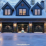 Snowy The Snowman | Christmas Garage Door Cover