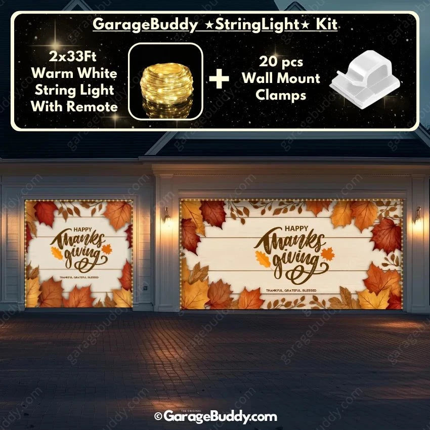 Happy Thanksgiving | Festive Garage Door Cover