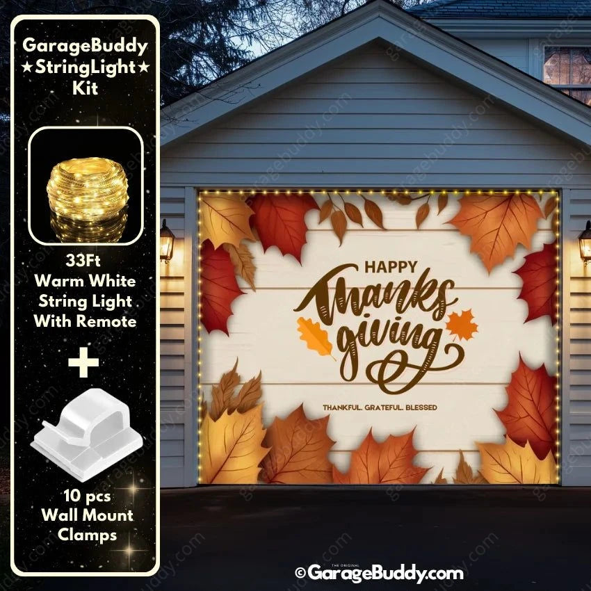 Happy Thanksgiving | Festive Garage Door Cover