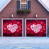 Valentine's Day (Hearts) | Festive Garage Door Cover