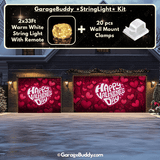Valentine's Day (Hearts) | Festive Garage Door Cover