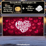Valentine's Day (Hearts) | Festive Garage Door Cover