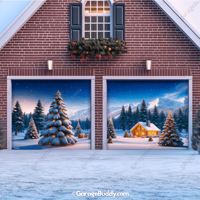 Winter Haven Christmas Garage Door Cover | GarageBuddy
