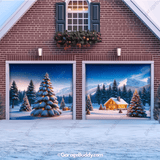 Winter Haven Christmas Garage Door Cover | GarageBuddy