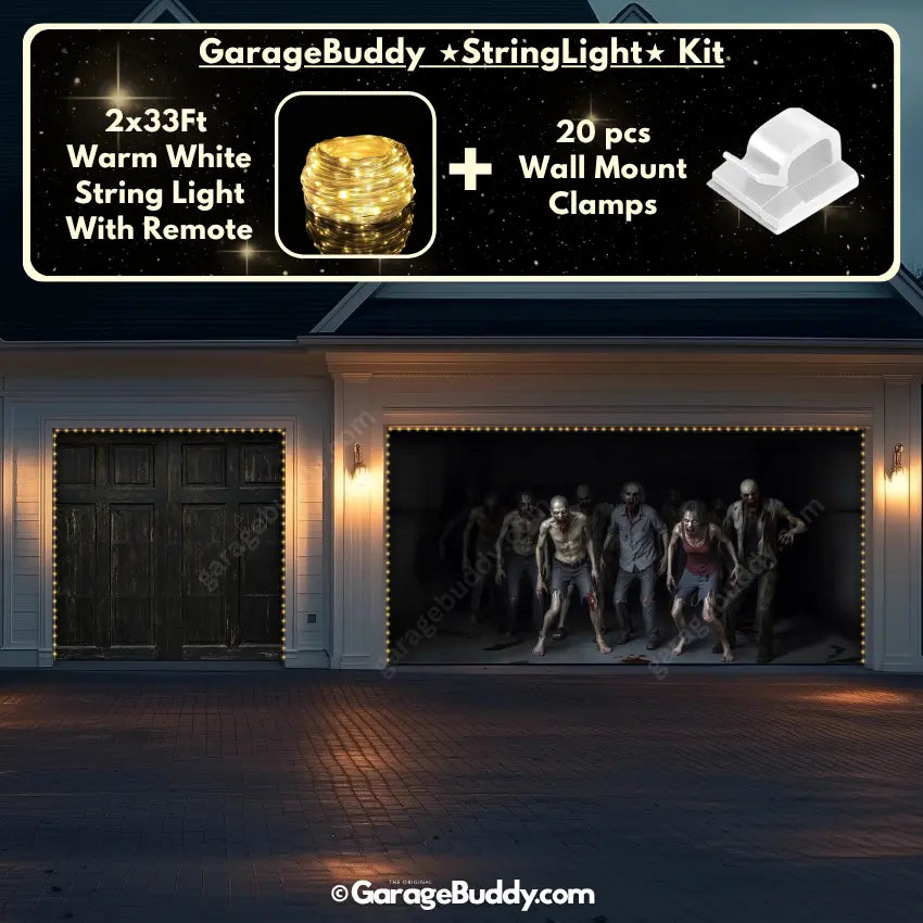 Zombie Invasion | Halloween Garage Door Cover - GarageBuddy halloween, halloween decor