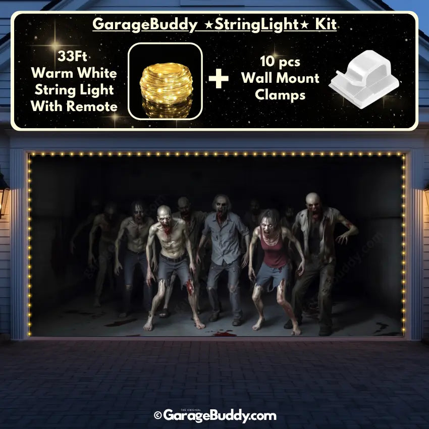 Zombie Invasion | Halloween Garage Door Cover - GarageBuddy halloween, halloween decor