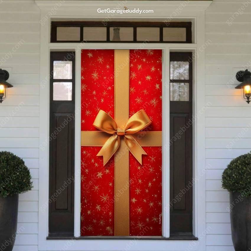Gift Wrap | Christmas Front Door Cover