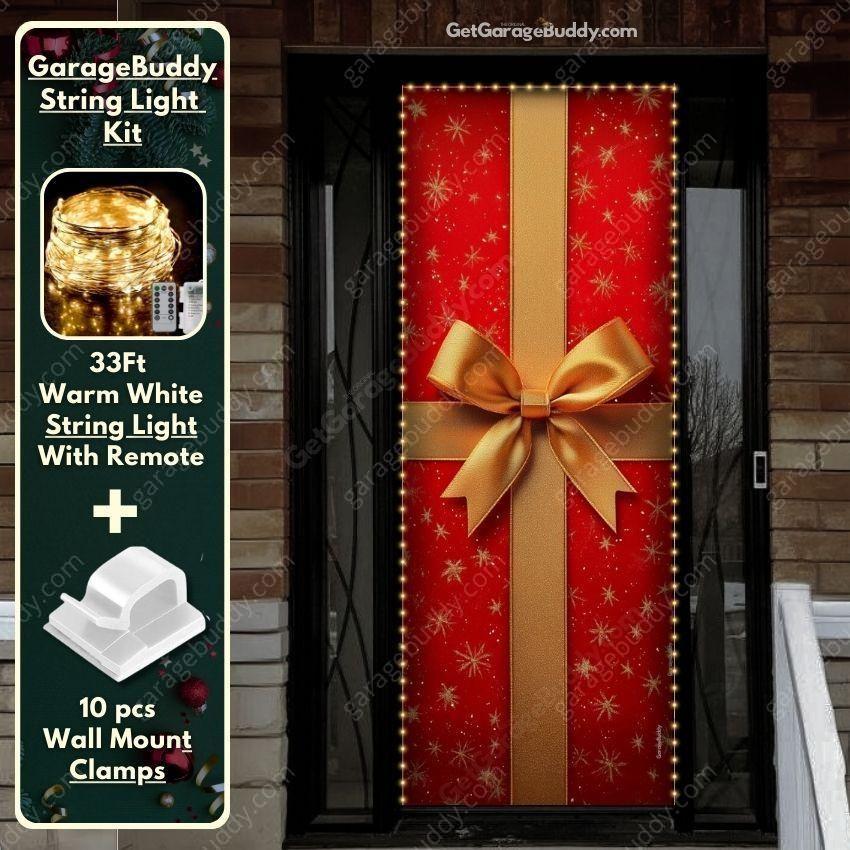 Gift Wrap | Christmas Front Door Cover