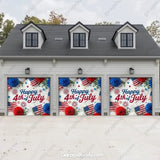 Happy 4th of July | Patriotic Garage Door Cover - GarageBuddy patriotic