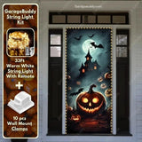 Haunted Castle | Halloween Front Door Cover