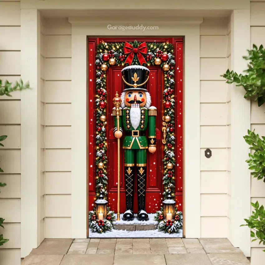 GarageBuddy | Christmas Front Door Covers - GarageBuddy christmas, holidays