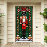 Nutcracker (Red) | Christmas Front Door Cover