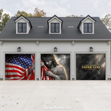 One Nation Under God | Patriotic Garage Door Cover - GarageBuddy patriotic