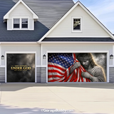 One Nation Under God | Patriotic Garage Door Cover - GarageBuddy patriotic