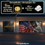 One Nation Under God | Patriotic Garage Door Cover - GarageBuddy patriotic