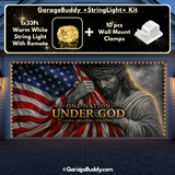 One Nation Under God | Patriotic Garage Door Cover - GarageBuddy patriotic