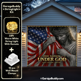 One Nation Under God | Patriotic Garage Door Cover - GarageBuddy patriotic