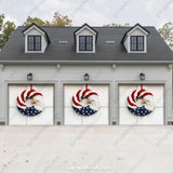 Patriotic Eagle Wreath | Patriotic Garage Door Cover - GarageBuddy patriotic