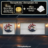 Patriotic Eagle Wreath | Patriotic Garage Door Cover - GarageBuddy patriotic
