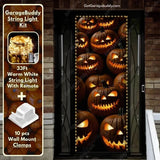 Scary Pumpkins | Halloween Front Door Cover