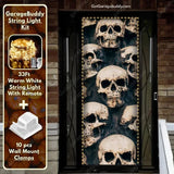 Skulls | Halloween Front Door Cover