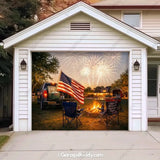 Stars Stripes & Summer Nights | Patriotic Garage Door Cover - GarageBuddy patriotic