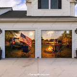 Stars Stripes & Summer Nights | Patriotic Garage Door Cover - GarageBuddy patriotic
