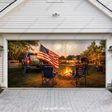 Stars Stripes & Summer Nights | Patriotic Garage Door Cover - GarageBuddy patriotic