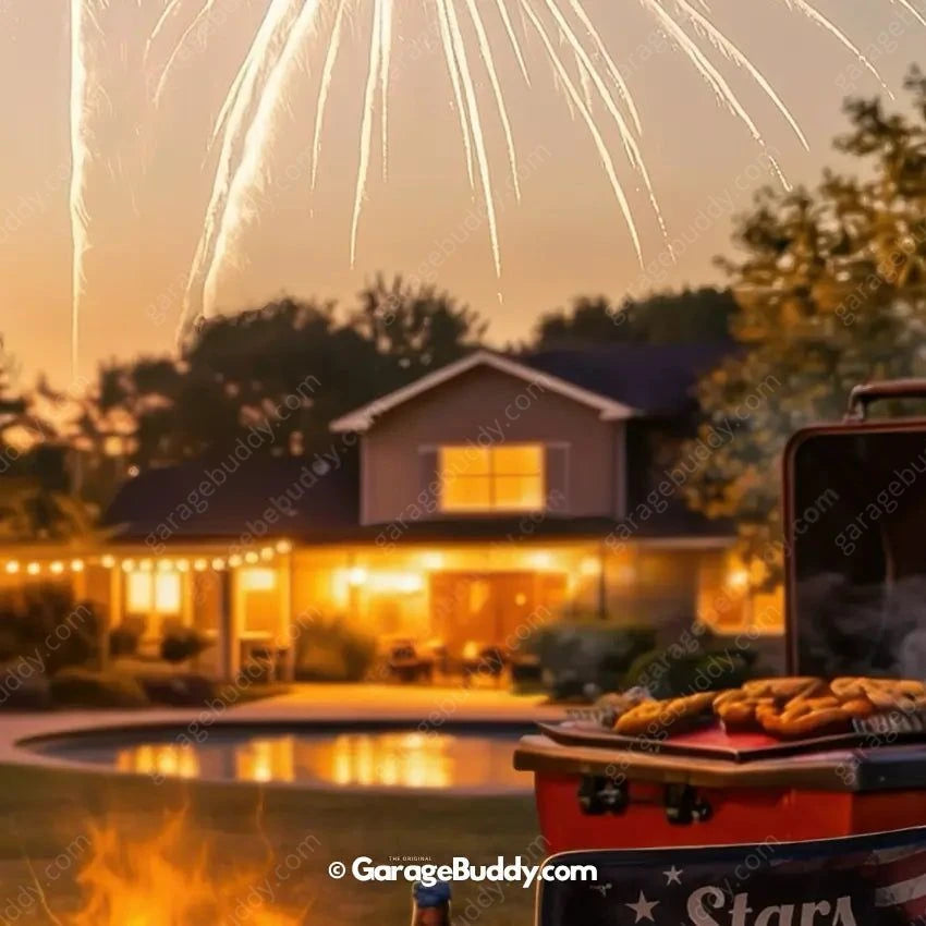 Stars Stripes & Summer Nights | Patriotic Garage Door Cover - GarageBuddy patriotic