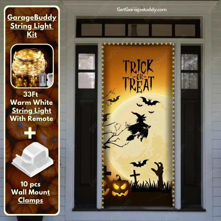 GarageBuddy Halloween Front Door Covers