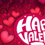 Valentine's Day (Hearts) | Festive Garage Door Cover